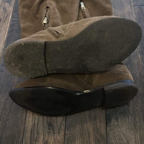 Colin Stuart Brown Suede Knee High Boots Size 6 1/2 - Picture 4 of 12